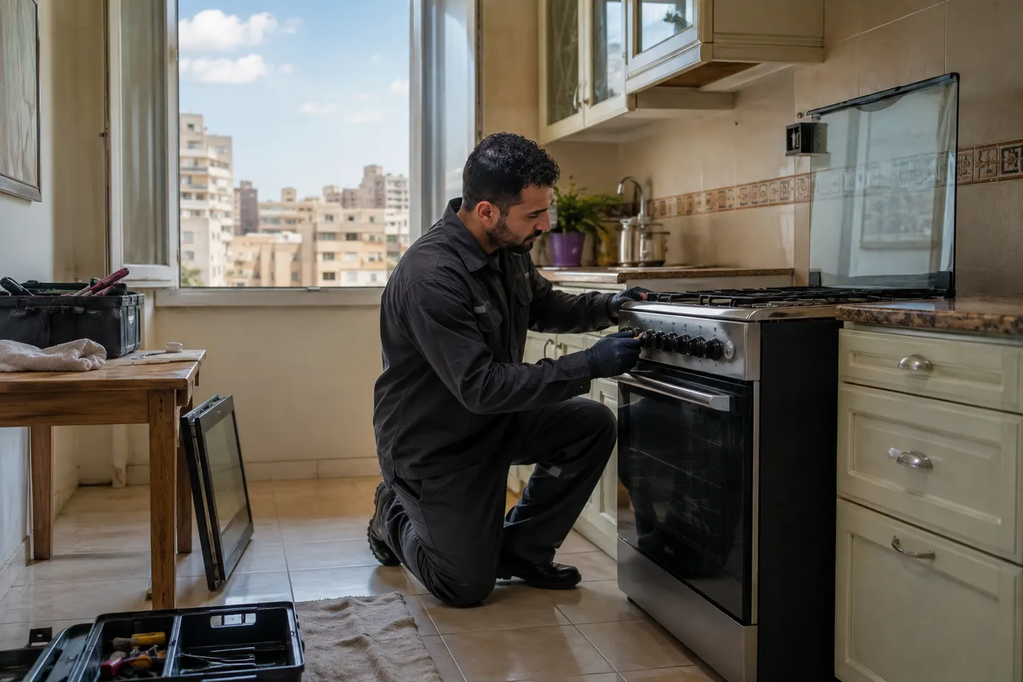 صيانة بوتاجازات في الإسكندرية للإشعال والتسريب والتحكم